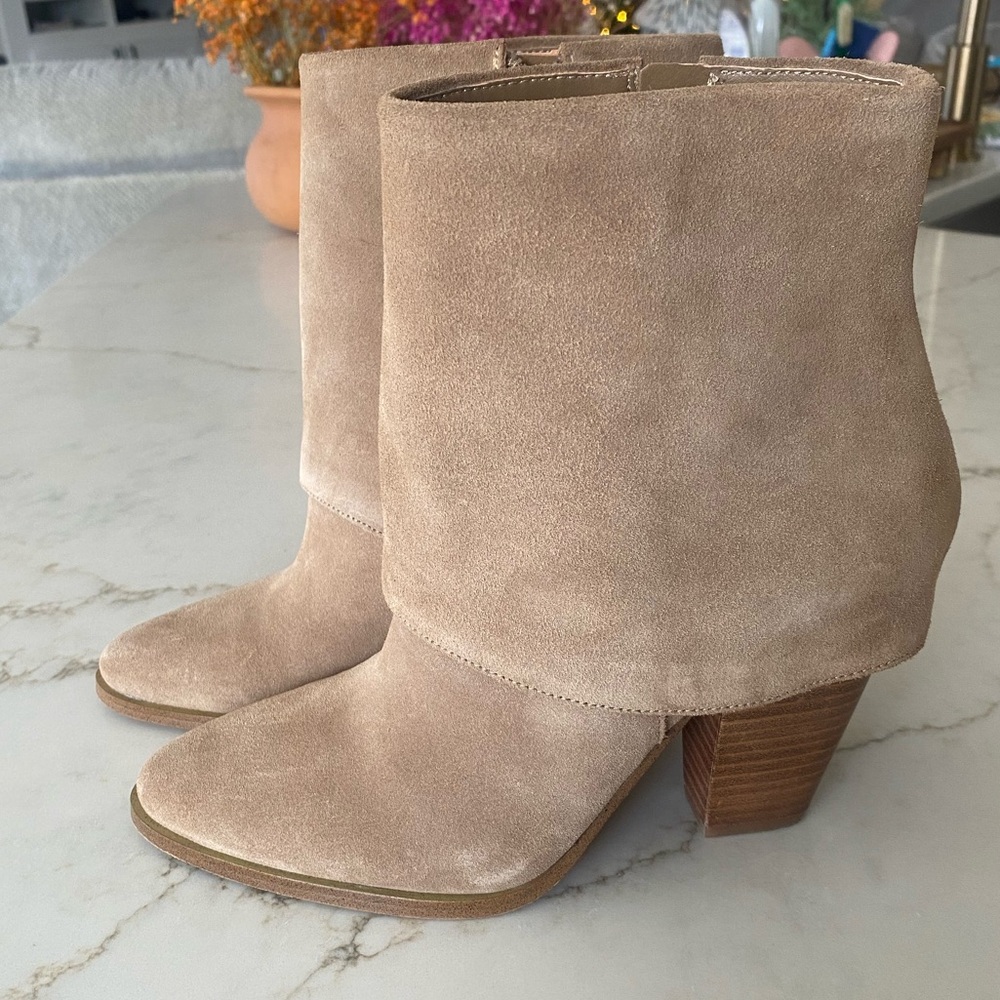 Jessica Simpson suede booties